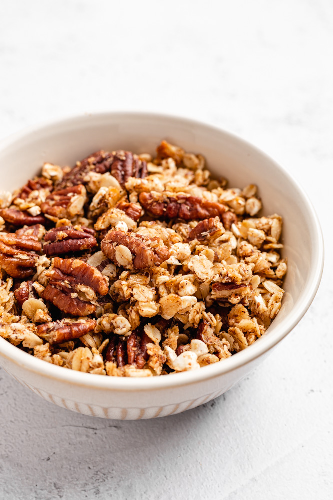Baked Granola In A Bowl