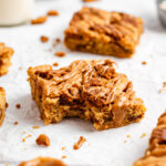 Square Of Vegan Biscoff Blondies