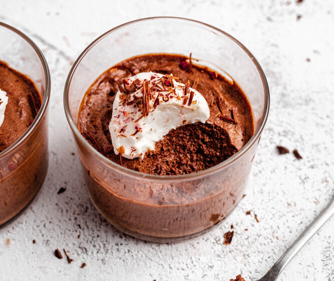 Vegan Chocolate Mousse In A Glass