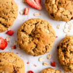 Close Up Of Oatmeal Cookies