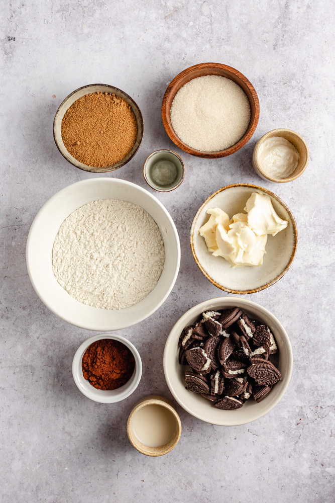 Ingredience na sušenky